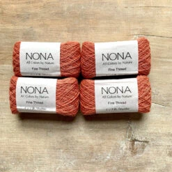 NONA Naturally Dyed Cotton Thread SingleBundles 39 NONA Naturally Dyed Cotton Thread SingleBundles -loop knitting store IMG 3197