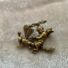 Cherub Riding A Dragonfly - Brooch -loop knitting store IMG 3312