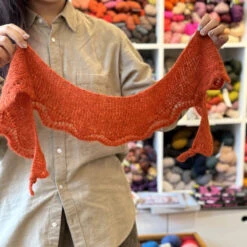 Isager Lace Scarf Pattern -loop knitting store LACE Isager 2 at Loop London