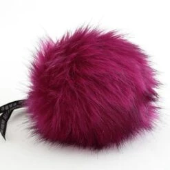 Faux Fur Pom Poms -loop knitting store Large 20Pompom 20Burgundy 20at 20Loop 20London 1572028818