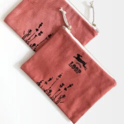 Kaliko Haberdashery Pouch 20 Kaliko Haberdashery Pouch -loop knitting store LavenderMapleKalikoPouchatLoopLondon2