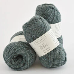Biches & Bûches - Le Petit Lambswool -loop knitting store Le Petit Lambswool Blue Green at Loop London