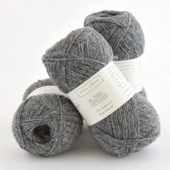 Biches & Bûches - Le Petit Lambswool -loop knitting store Le Petit Lambswool Medium Grey at Loop London