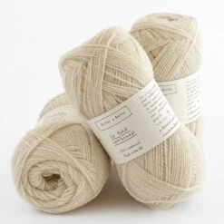 Biches & Bûches - Le Petit Lambswool -loop knitting store Le Petit Lambswool Off White at Loop London