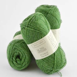 Biches & Bûches - Le Petit Lambswool -loop knitting store Le Petit Lambswool Spring Green at Loop London