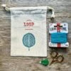 Loop Treasure Haberdashery Pouch 2 Loop Treasure Haberdashery Pouch -loop knitting store Loop Treasure bag