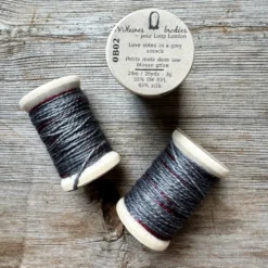 (Vi)laines -Wool + Silk Embroidery Thread Spools 40 (Vi)laines -Wool + Silk Embroidery Thread Spools -loop knitting store LovenotesinGreySmockatLoopLondon