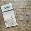LYKKE Clear Swivel Cord For Interchangeable Tips 2 LYKKE Clear Swivel Cord For Interchangeable Tips -loop knitting store LykkeClearCablesatLoopLondon
