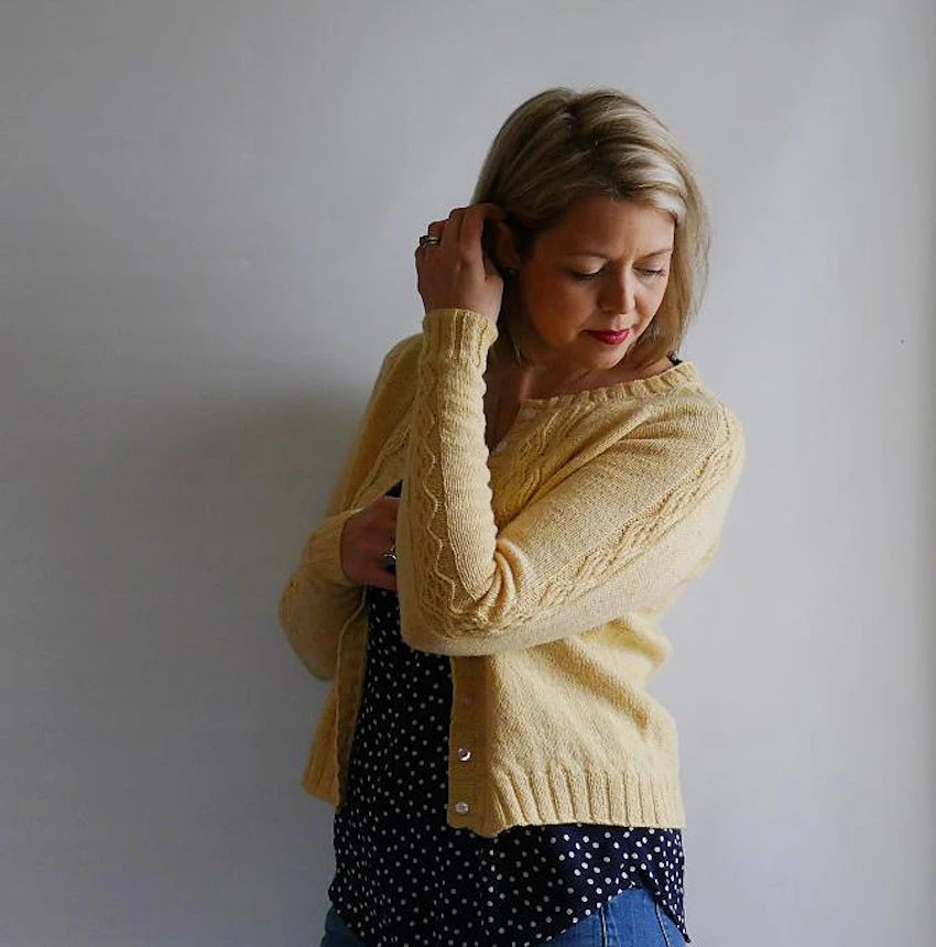 Mae Cardigan - Olive Knits 5 Mae Cardigan - Olive Knits - Image 3