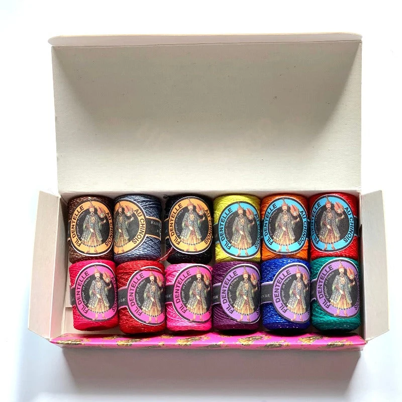 Sajou - Caudry Cocoons Lace Thread Box (No. 1 Bright Tones) 5 Sajou - Caudry Cocoons Lace Thread Box (No. 1 Bright Tones) - Image 3