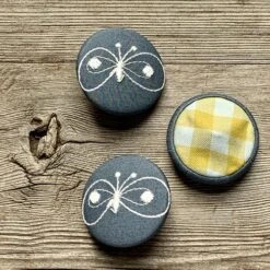 Minä Perhonen Fabric Buttons (35mm) -loop knitting store Mina 20Perhonen 20x 20large 20button 20J 20at 20Loop 20London 1592329256