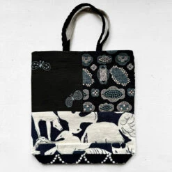 MinäPerhonen Toast Bags -loop knitting store Mina Toast bag fox and butterflies back at Loop London