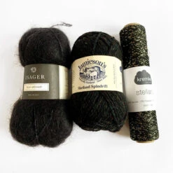 Loop Stella Mitts Kit -loop knitting store MirryDancersatLoopLondon