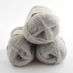 Biches & Bûches - Le Gros Silk & Mohair -loop knitting store MohairGrosSoftGreenGreyatLoopLondon