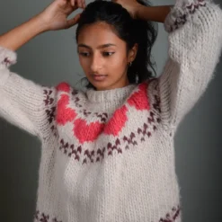 Mrs Moon Lovestruck Jumper -loop knitting store MrsMoonLovestruckJumperatLoopLondon2