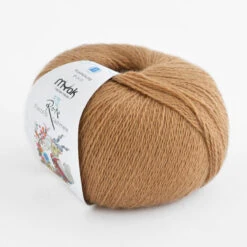 MYak Ra-Ku Cashmere Lace -loop knitting store Myak Raku Pumpkin Pie at Loop London