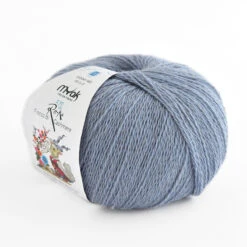 MYak Ra-Ku Cashmere Lace -loop knitting store Myak Raku Stormy See at Loop London