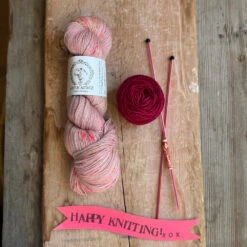 Loop La Bien Aimée Cashmerino Tiny Tassels Kits -loop knitting store Nadia tiny tassels at Loop London