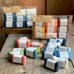 NONA Naturally Dyed Fine Cotton Thread Sets (bundles) For Loop