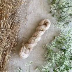 Elliott & May -Natural Bamboo And Linen -loop knitting store Oak Elliott and May