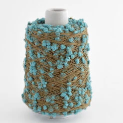 Oshare Pompom Yarn -loop knitting store Oshare Pom Pom 484 at Loop London