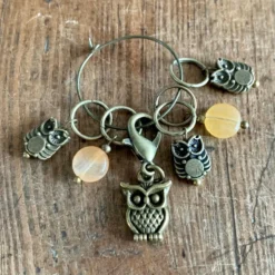 Woodland Stitch Marker Sets 11 Woodland Stitch Marker Sets -loop knitting store OwlstitchmarkeratLoopLondon