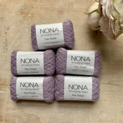 NONA Naturally Dyed Cotton Thread SingleBundles 26 NONA Naturally Dyed Cotton Thread SingleBundles -loop knitting store P23 NONA natural dyes at Loop London