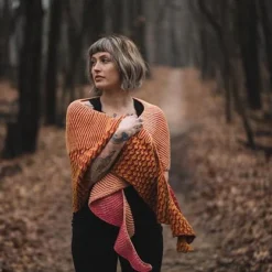 Drea Renee Knits - Rose Gold Shawl