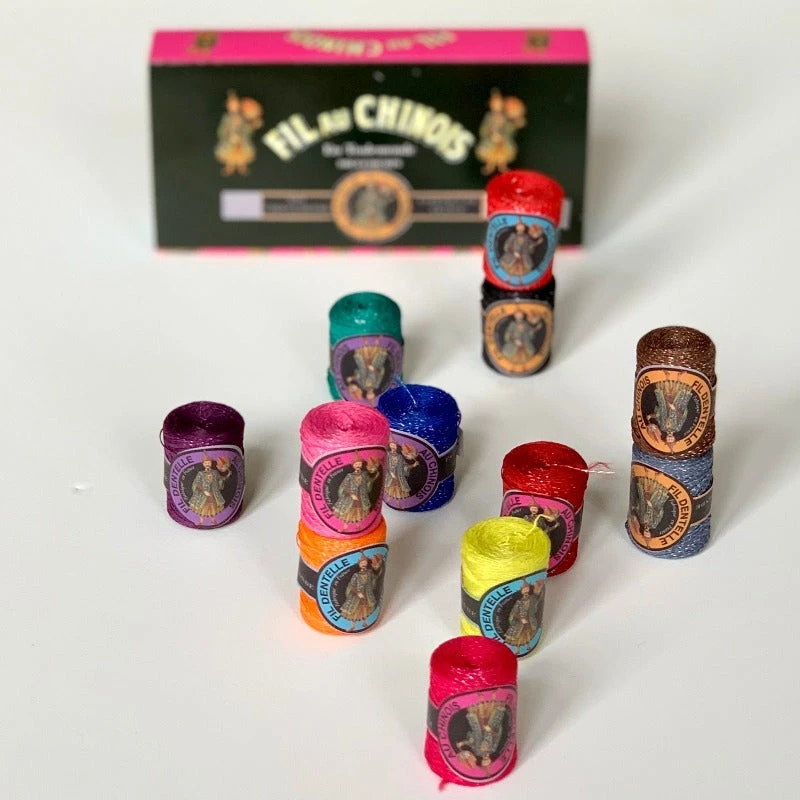 Sajou - Caudry Cocoons Lace Thread Box (No. 1 Bright Tones) 4 Sajou - Caudry Cocoons Lace Thread Box (No. 1 Bright Tones) - Image 2