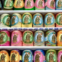 Sajou - Calais Cotton Lace Thread Box Collection -loop knitting store SajouthreadsboxatLoopLondon