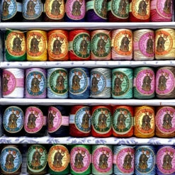 Sajou - Calais Cotton Lace Thread Box Collection -loop knitting store SajouthreadsboxatLoopLondon.jpg2