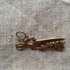 Bronze Scissor Brooch