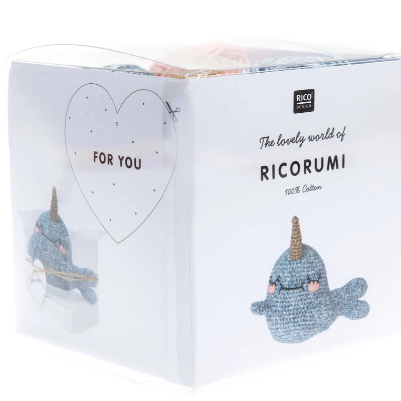 Ricorumi Baby Narwhal Crochet Kit 5 Ricorumi Baby Narwhal Crochet Kit - Image 3