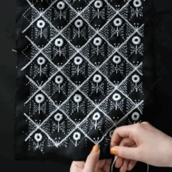 Nami Horikawa- Chrysanthemum And Butterfly Sashiko Sampler Kit