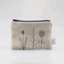 Embroidered Haberdashery Pouch -loop knitting store Screenshot2023 07 07at19.15.29
