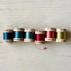 Au Ver A Soie Perlée Silk Bobbin Sets 11 Au Ver A Soie Perlée Silk Bobbin Sets -loop knitting store Silk bobbin sets at Loop London