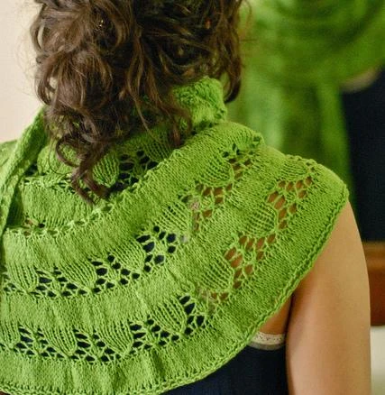 Through The Loops - Snow Drops And Snap Peas Shawl 3 Through The Loops - Snow Drops And Snap Peas Shawl