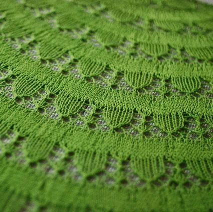 Through The Loops - Snow Drops And Snap Peas Shawl 6 Through The Loops - Snow Drops And Snap Peas Shawl - Image 4