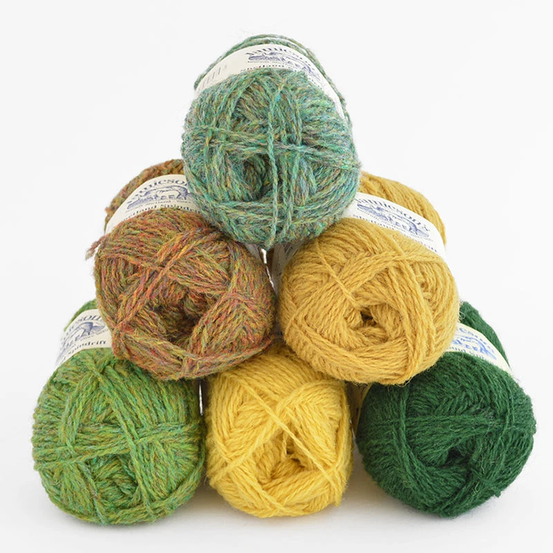 Jamieson's Shetland Spindrift - Yellows & Greens 3 Jamieson's Shetland Spindrift - Yellows & Greens