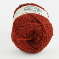 Jamieson's Shetland Spindrift - Reds & Oranges -loop knitting store Spindrift 587 Madder at Loop London