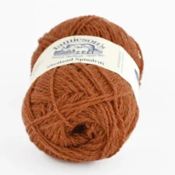 Jamieson's Shetland Spindrift - Reds & Oranges -loop knitting store Spindrift Cocoa at Loop London 1