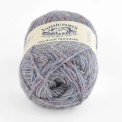 Jamieson's Shetland Spindrift - Purples & Pinks -loop knitting store Spindrift Mist at Loop London 1