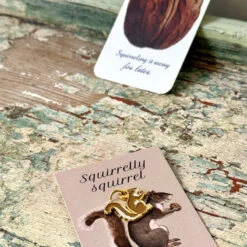 Squirrel + Acorn Stitch Markers -loop knitting store SquirrelstitchmarkeratLoopLondon2