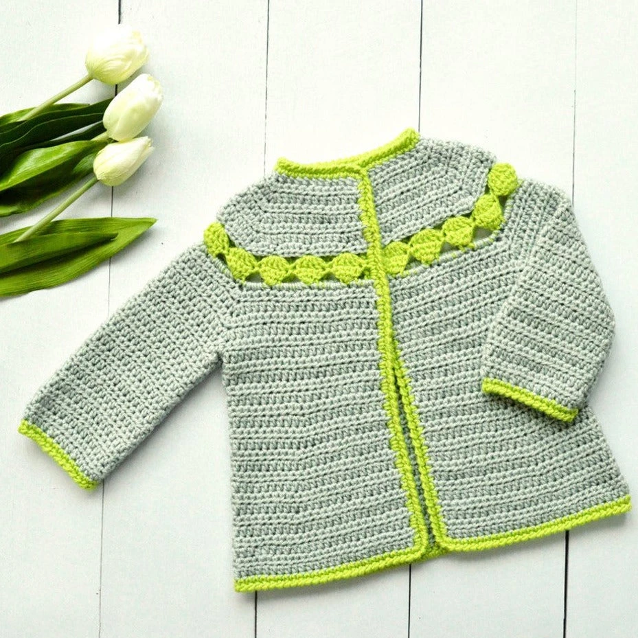 Stip Baby Cardigan - LaVisch Designs 3 Stip Baby Cardigan - LaVisch Designs