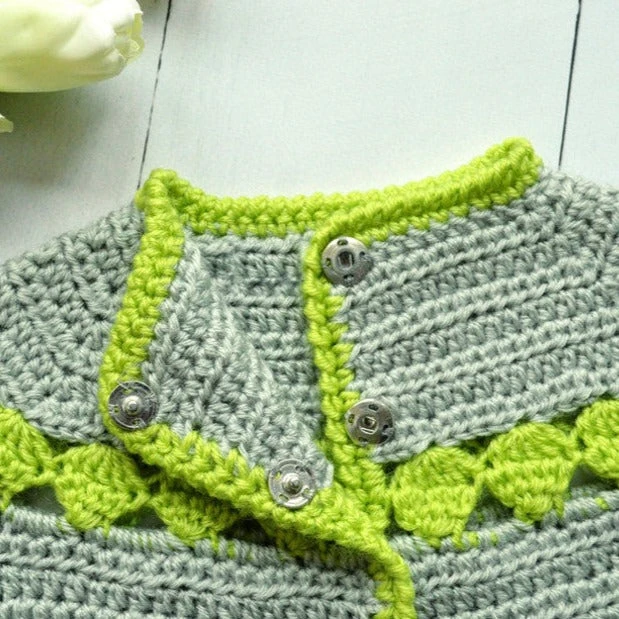 Stip Baby Cardigan - LaVisch Designs 4 Stip Baby Cardigan - LaVisch Designs - Image 2