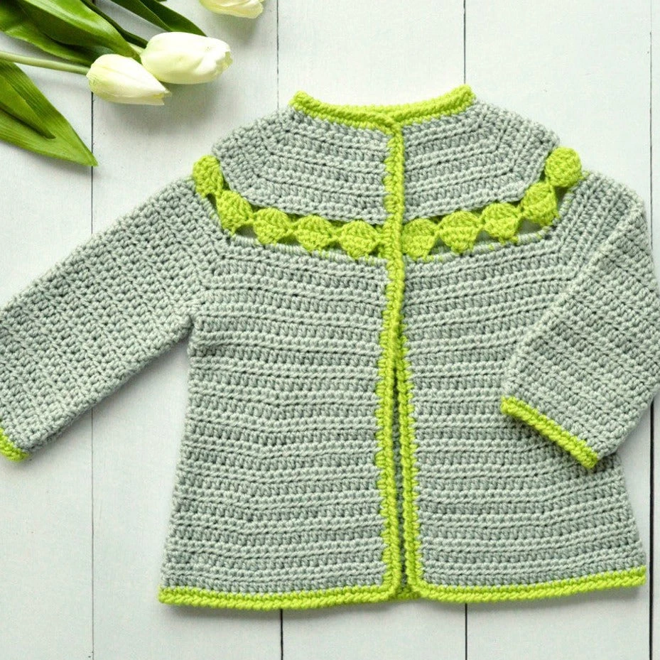 Stip Baby Cardigan - LaVisch Designs 6 Stip Baby Cardigan - LaVisch Designs - Image 4