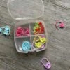Clover Quick Locking Stitch Marker Set, Multi-Colour 3033 -loop knitting store Stitch 20markers 20at 20Loop 20London 1580554409