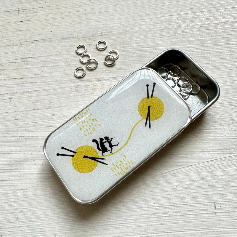 Piper And Squirrel Stitch Marker Tin 5 Piper And Squirrel Stitch Marker Tin - Image 3