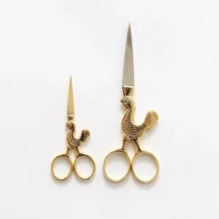 Gilded Rooster Scissors -loop knitting store Studio 20Carta 20Rooster 20Scissors 20at 20Loop 20London 1594655311