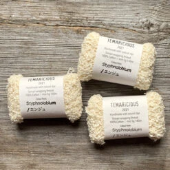 Temaricious Naturally Dyed Bouclé Thread 35 Temaricious Naturally Dyed Bouclé Thread -loop knitting store Styphnolobium Pagoda U at Loop London 1622967344